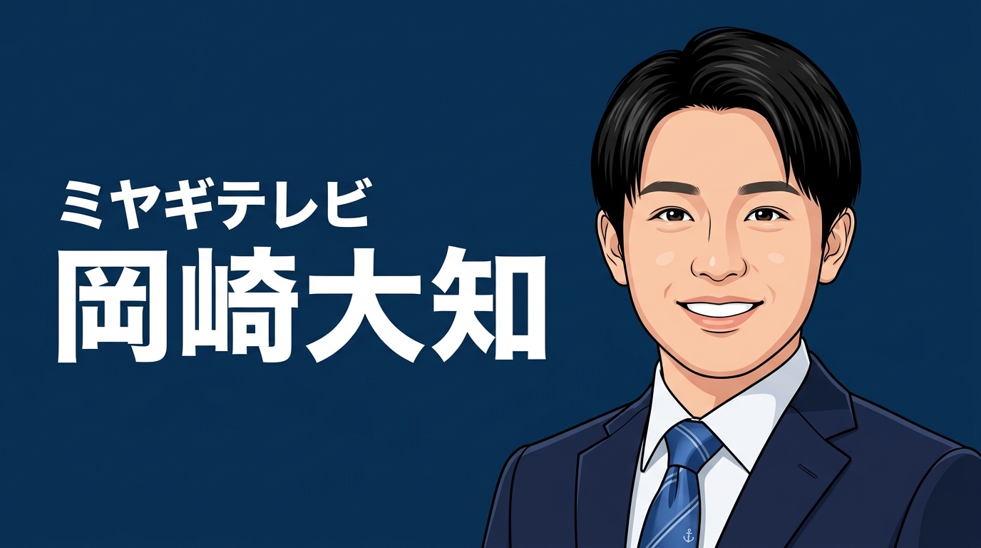 ミヤギテレビ　岡崎大知